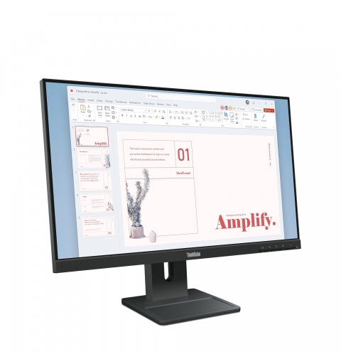 Lenovo ThinkVision E24-40 LED display 60,5 cm (23.8") 1920 x 1080 Pixel Full HD LCD Nero