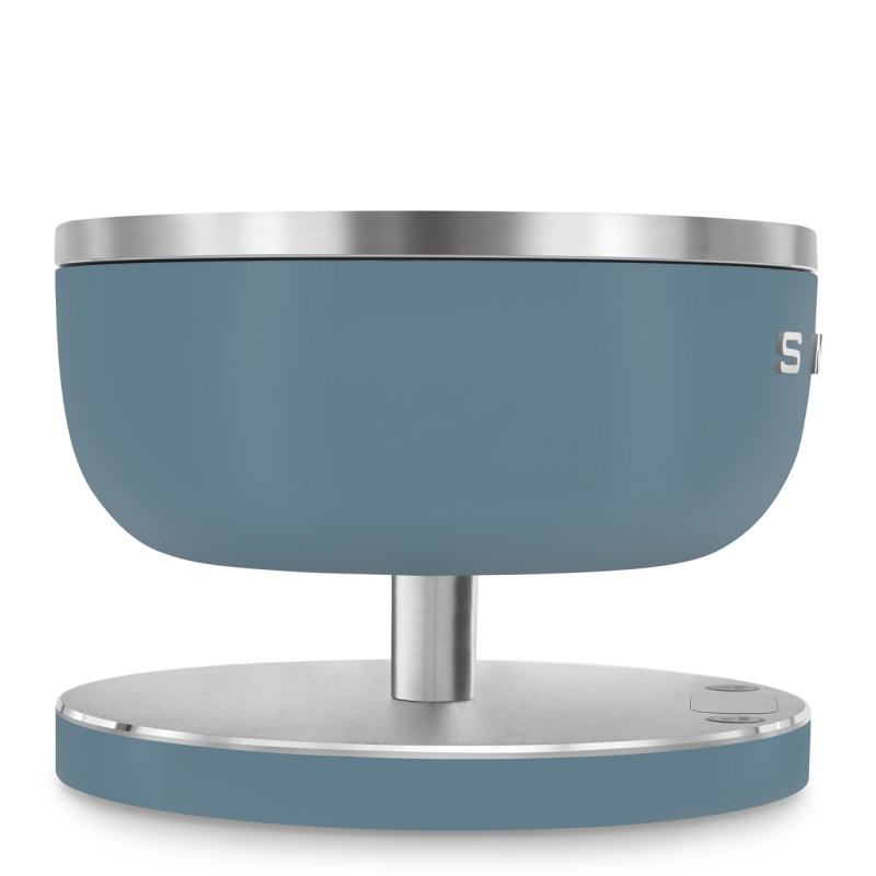 Smeg KSC01SBMWW bilancia da cucina Verde chiaro, Acciaio inox Superficie piana Rotondo Bilancia da cucina elettronica