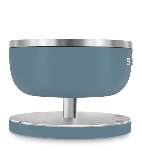 Smeg KSC01SBMWW bilancia da cucina Verde chiaro, Acciaio inox Superficie piana Rotondo Bilancia da cucina elettronica
