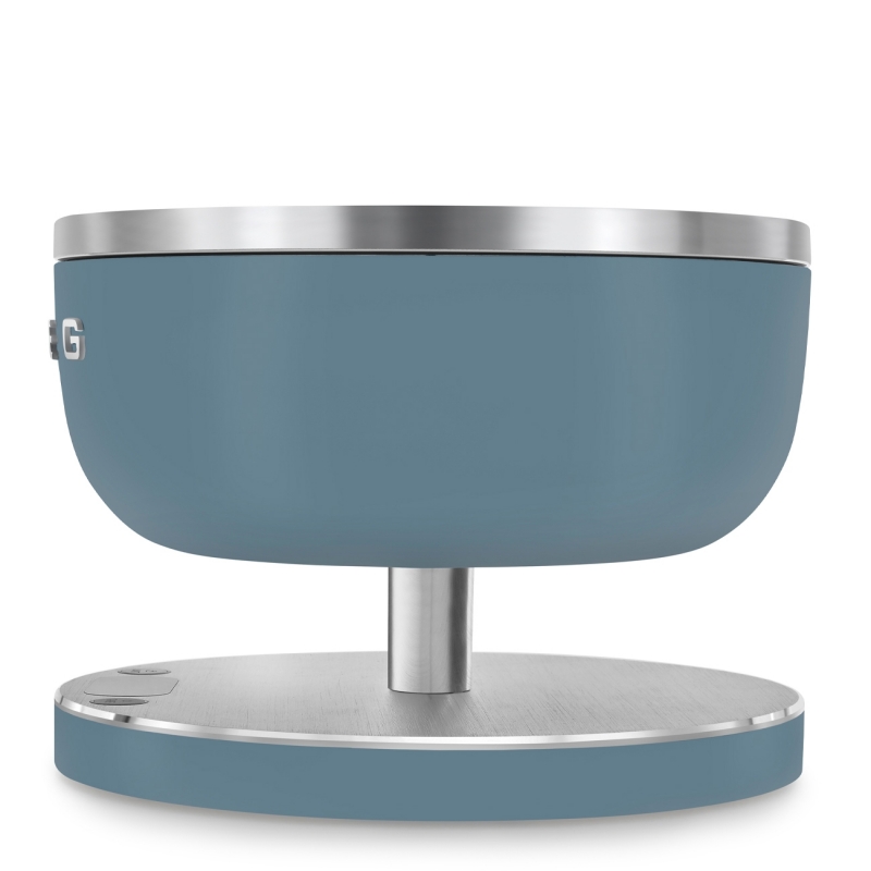 Smeg KSC01SBMWW bilancia da cucina Verde chiaro, Acciaio inox Superficie piana Rotondo Bilancia da cucina elettronica