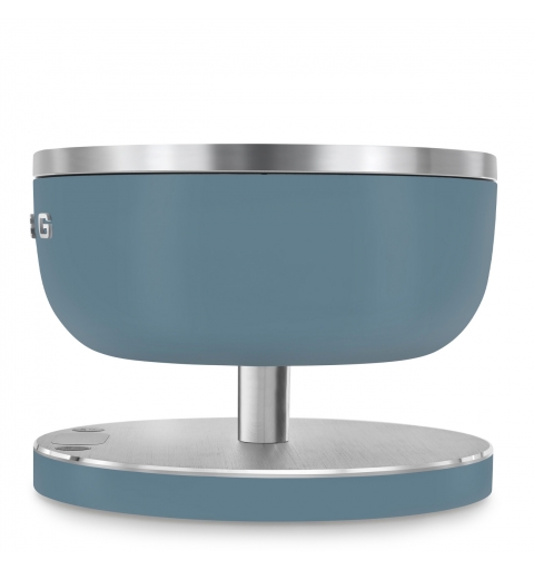 Smeg KSC01SBMWW bilancia da cucina Verde chiaro, Acciaio inox Superficie piana Rotondo Bilancia da cucina elettronica