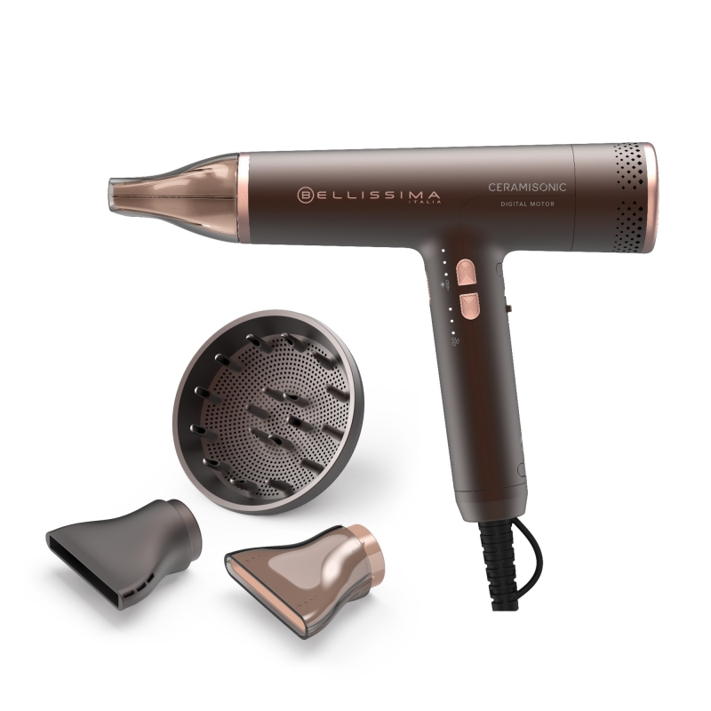 Bellissima Ceramisonic hair dryer 1700 W Brown, Rose