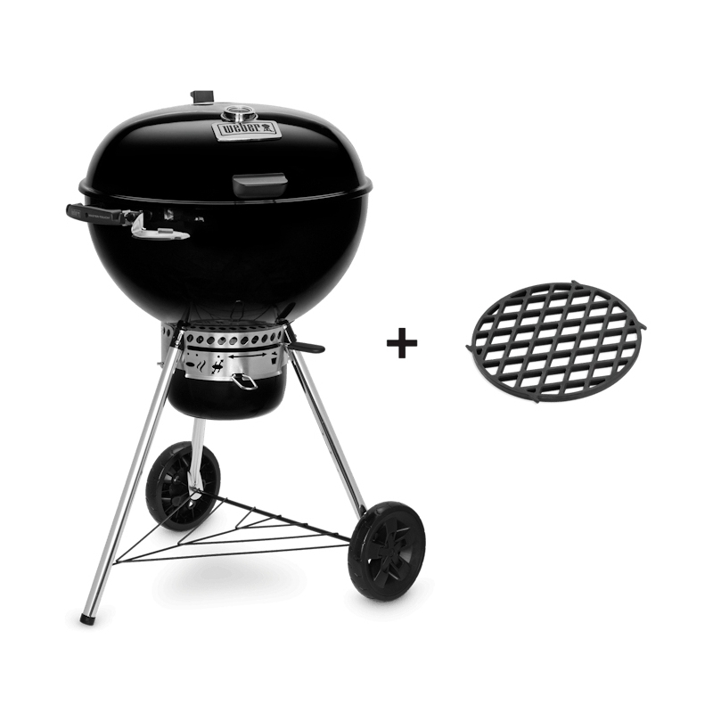 Weber Master-Touch GBS Premium E-5775 Barbacoa Carro Carbón (combustible) Negro