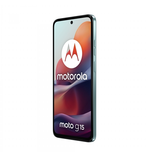 Motorola moto g15 17,1 cm (6.72") Double SIM Android 15 4G USB Type-C 8 Go 128 Go 5200 mAh Bleu clair