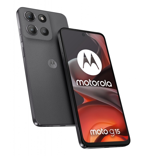 Motorola moto g15 17,1 cm (6.72") SIM doble Android 15 4G USB Tipo C 8 GB 128 GB 5200 mAh Gris