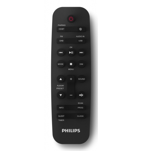 Philips TAM4505M2 12 set audio da casa Microsistema audio per la casa 80 W Nero, Grigio scuro