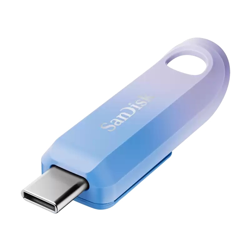 SanDisk Creator unidad flash USB 256 GB USB Tipo C 3.2 Gen 1 (3.1 Gen 1) Azul, Lila