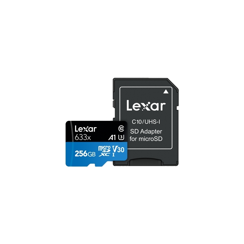 Lexar 633x 256 Go MicroSDXC UHS-I Classe 10
