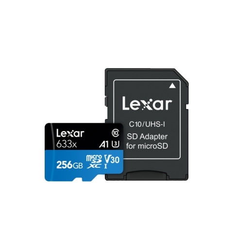 Lexar 633x 256 GB MicroSDXC UHS-I Klasse 10