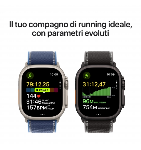 Apple Watch Ultra 3 OLED 49 mm Digital 422 x 514 Pixeles Pantalla táctil 5G Negro Wifi GPS (satélite)