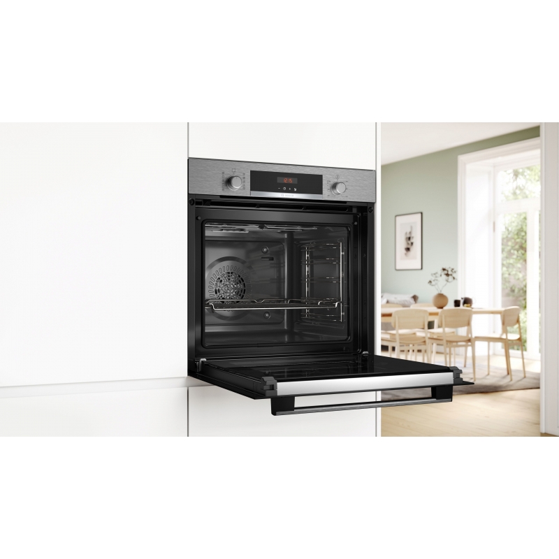 Bosch Serie 4 HBA574BS3 Forno multifunzione Pirolitico Acciaio inox Classe A+ Bosch Serie 4 HBA574BS3 Forno multifunzione Pirolitico Acciaio inox Classe A+