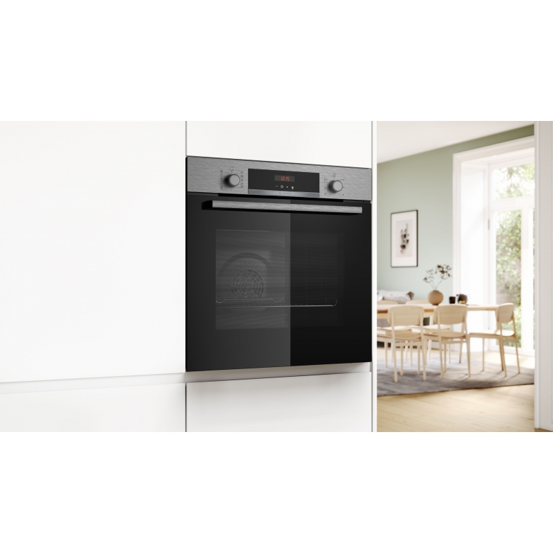 Bosch Serie 4 HBA574BS3 Forno multifunzione Pirolitico Acciaio inox Classe A+ Bosch Serie 4 HBA574BS3 Forno multifunzione Pirolitico Acciaio inox Classe A+