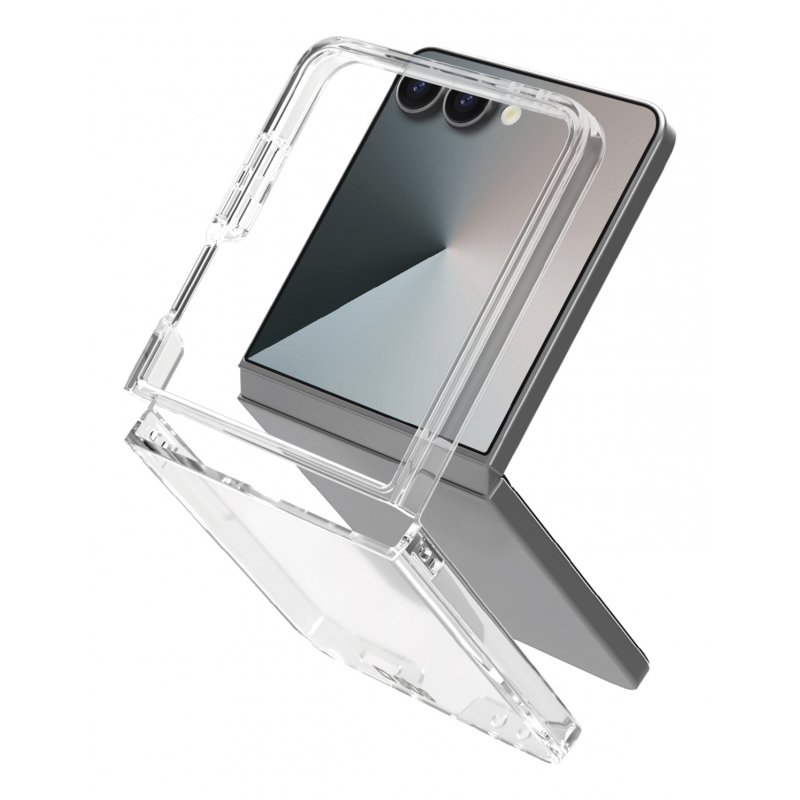 SBS TECOVSAZFLIP7T coque de protection pour téléphones portables 17,5 cm (6.9") Housse Transparent