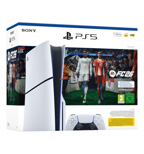 Sony PS5 Laufwerk - EA Sports FC 26 Bundle 1 TB Wi-Fi Black, White