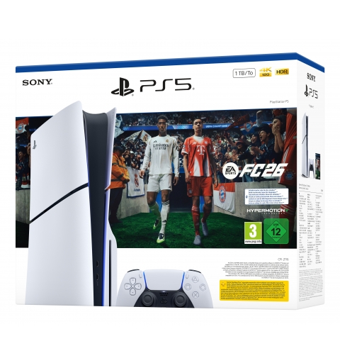 Sony PS5 Laufwerk - EA Sports FC 26 Bundle 1 TB Wi-Fi Black, White