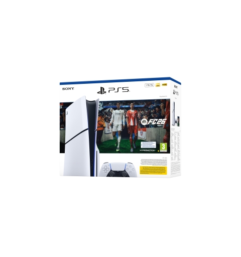 Sony PS5 Digital - EA Sports FC 26 Bundle 825 GB Wi-Fi Nero, Bianco