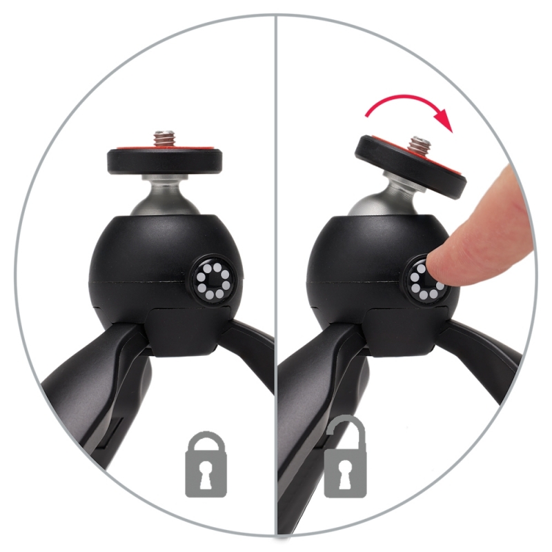 Joby HandyPod 2 tripod Smartphone Action camera 3 leg(s) Black