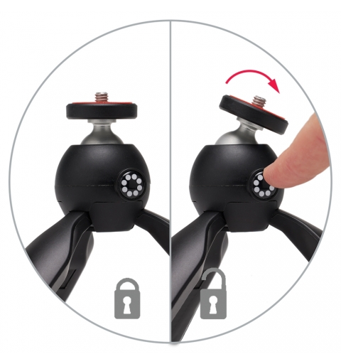 Joby HandyPod 2 tripod Smartphone Action camera 3 leg(s) Black