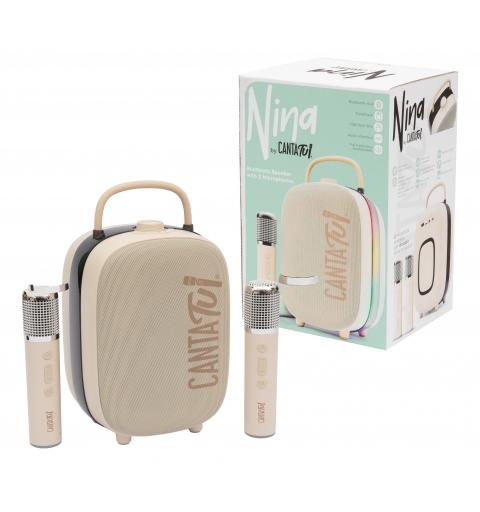 Canta Tu 8056379200376 portable party speaker Beige 20 W