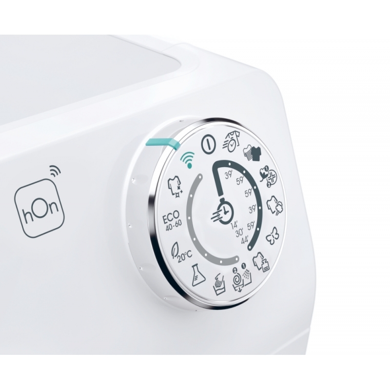 Candy RapidÓ PRO RP4 476BWMUC-S machine à laver Charge avant 7 kg 1400 tr min Blanc