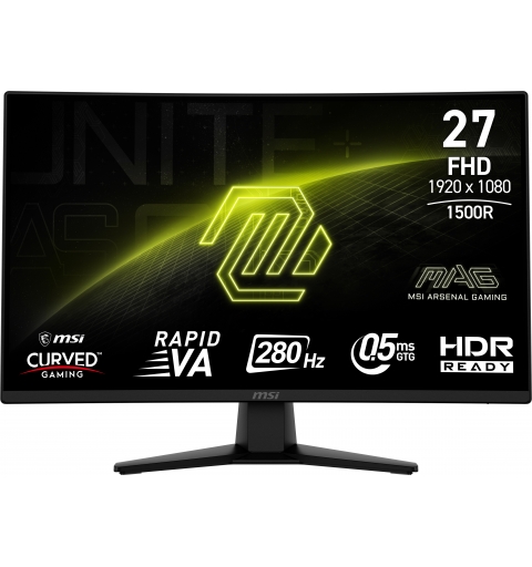 MSI MAG 274CXF computer monitor 68.6 cm (27") 1920 x 1080 pixels Full HD Black