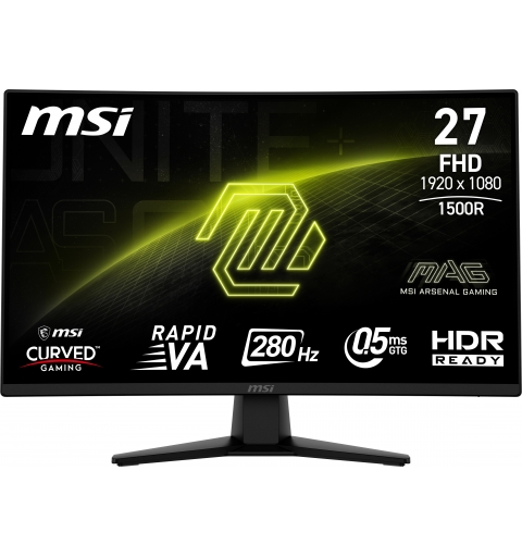 MSI MAG 274CXF computer monitor 68.6 cm (27") 1920 x 1080 pixels Full HD Black