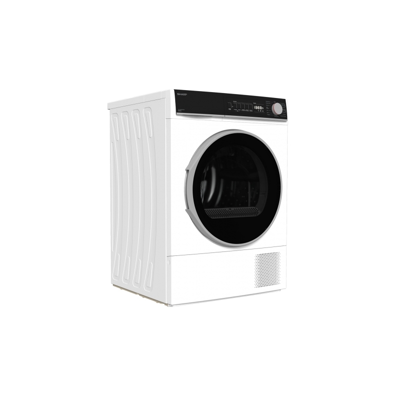 Sharp KD-NHB0S7GW21-IT Wäschetrockner Freistehend Frontlader 10 kg Weiß