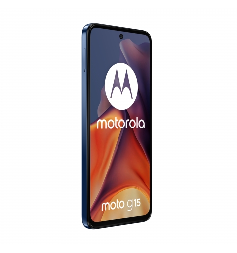 Motorola moto g15 17,1 cm (6.72") Double SIM Android 15 4G USB Type-C 8 Go 256 Go 5200 mAh Marine