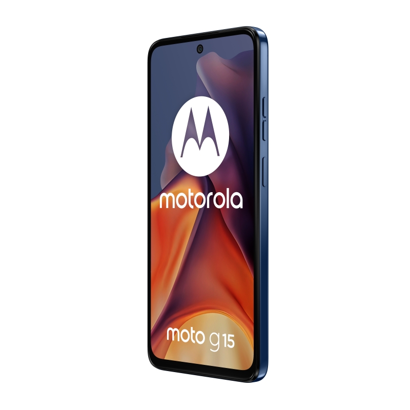 Motorola moto g15 17,1 cm (6.72") Double SIM Android 15 4G USB Type-C 8 Go 256 Go 5200 mAh Marine