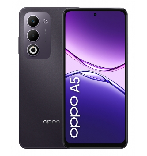 OPPO A5 16,9 cm (6.67") SIM doble Android 15 4G USB Tipo C 4 GB 128 GB 6000 mAh Púrpura
