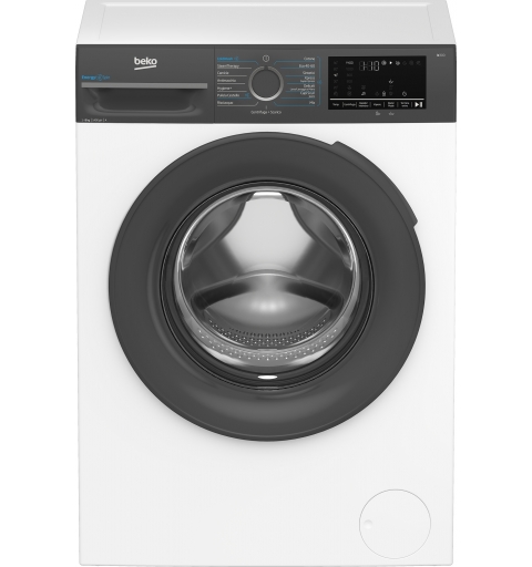 Beko b300 BMWEU8147DA Lavatrice 8kg, classe A-10%, 1400giri, linea estetica NX, motore inverter, Display Touch, colore Bianco,