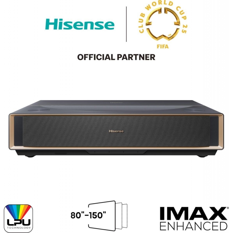 Hisense PT1 Proiettore a raggio ultra corto 2500 ANSI lumen DLP UHD 4K (3840x2160) Compatibilità 3D Nero
