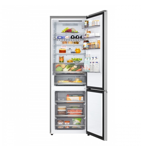 LG GBBW322CPY Frigorifero combinato Fit & Max 70cm, Classe C, 465L, AI Fresh, Prime Silver