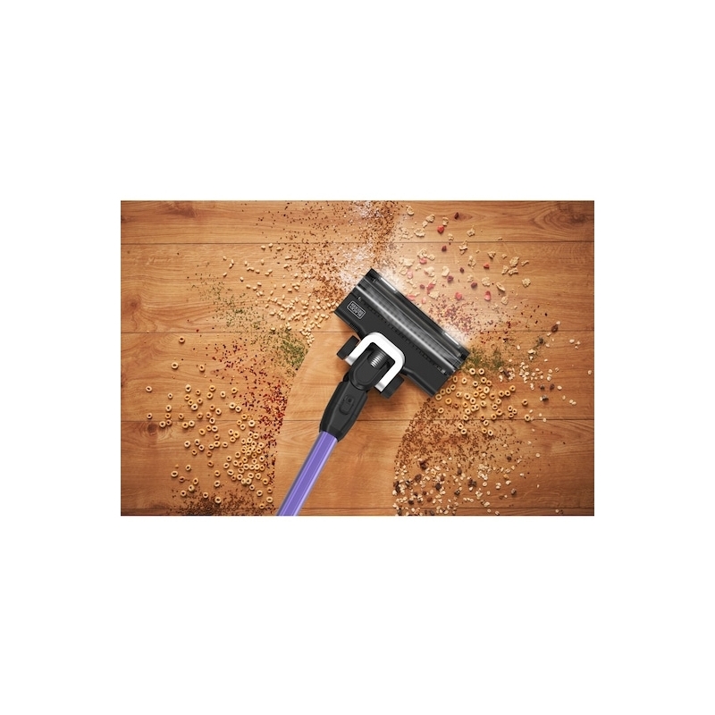 Black & Decker Aspirapolvere elettrica Batteria Secco Senza sacchetto 0,65 L Viola 2,5 Ah Black & Decker Aspirapolvere elettrica Batteria Secco Senza sacchetto 0,65 L Viola 2,5 Ah