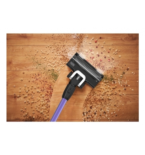 Black & Decker Stick vacuum Battery Dry Bagless 0.65 L Violet 2.5 Ah