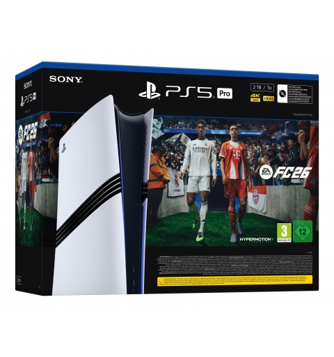 Sony PlayStation 5 Pro + EA Sports FC 26 Bundle 2 TB Wi-Fi Black, White