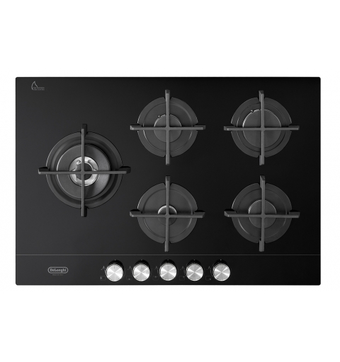 De’Longhi NSL 575D NCM piano cottura Nero Da incasso 75 cm Gas 5 Fornello(i)