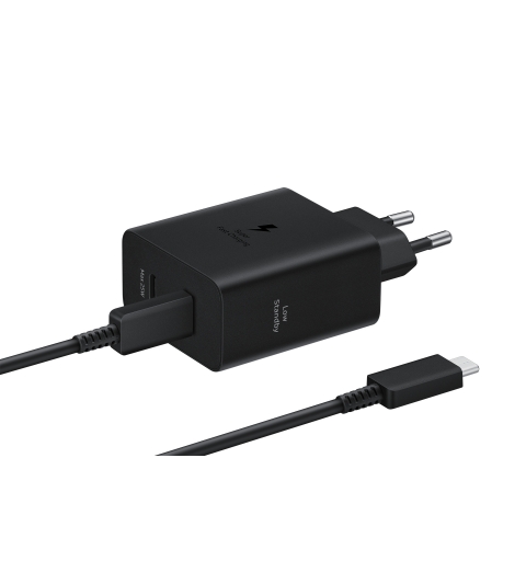 Samsung Caricabatteria Super Fast Charging (50W) con doppia porta USB-C e con cavo USB-C to USB-C