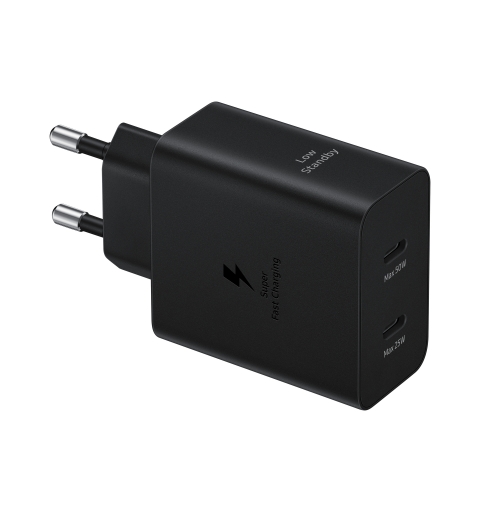 Samsung Caricabatteria Super Fast Charging (50W) con doppia porta USB-C e con cavo USB-C to USB-C
