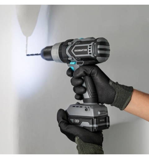 Cecotec 70008 taladro 1550 RPM Negro, Azul, Gris