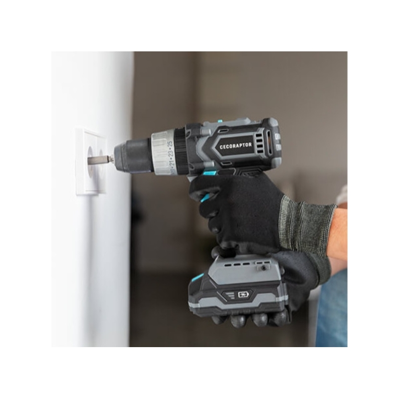 Cecotec 70008 trapano 1550 Giri min Nero, Blu, Grigio Cecotec 70008 trapano 1550 Giri min Nero, Blu, Grigio