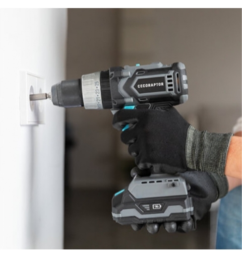 Cecotec 70008 trapano 1550 Giri min Nero, Blu, Grigio