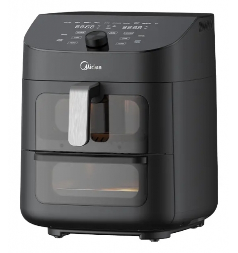 Midea MAD1100DADK friggitrice Doppia 11 L Indipendente 1700 W Friggitrice ad aria calda Nero