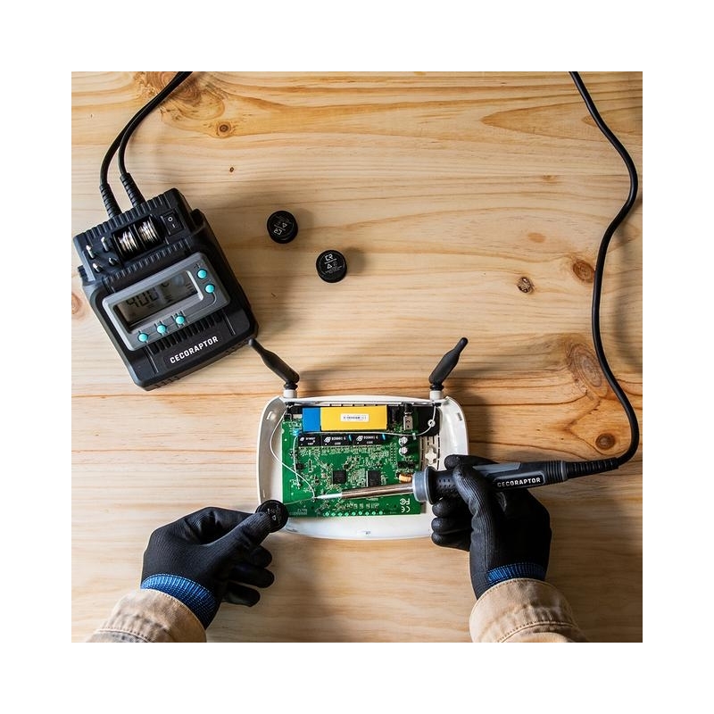 Cecotec CecoRaptor Perfect SolderStation 600 Advance AC-Lötkolben 400 °C Schwarz Cecotec CecoRaptor Perfect SolderStation 600 Advance AC-Lötkolben 400 °C Schwarz