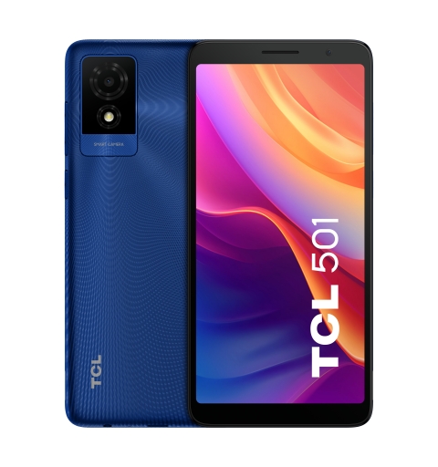 TCL 501 15,2 cm (6") Double SIM Android 14 Go edition 4G USB Type-C 2 Go 32 Go 3000 mAh Bleu
