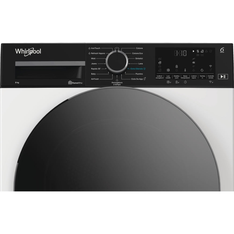 Whirlpool C WD 86M WBS IT Wäschetrockner Freistehend Frontlader 8 kg Weiß