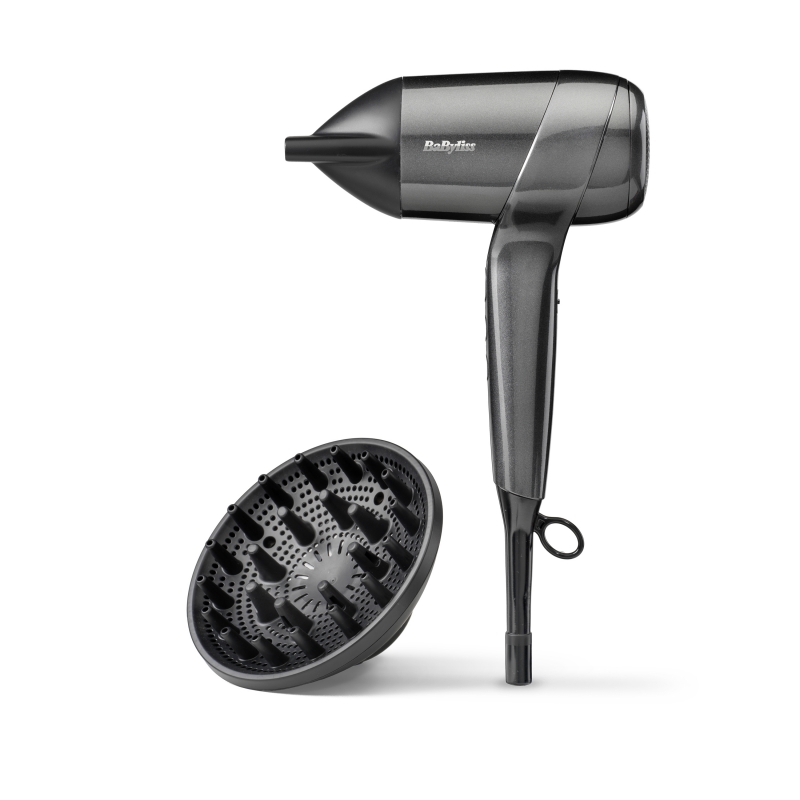 BaByliss Titanium Shine D6200DE hair dryer 1600 W Steel