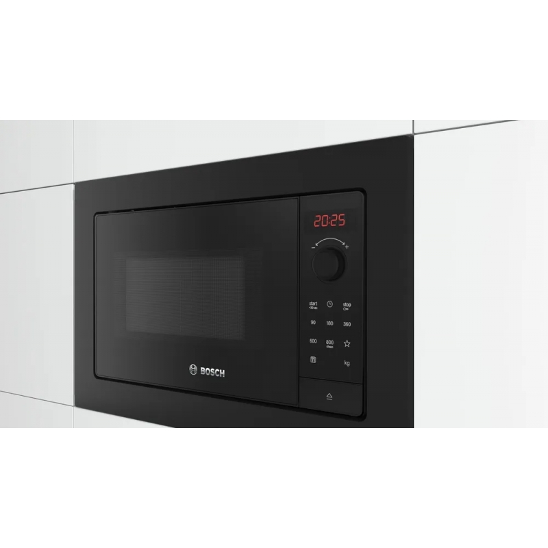 Bosch Serie 2 BFL623MB4 Mikrowelle Schwarz Solo-Mikrowelle Integriert 20 l 800 W
