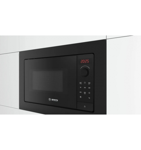 Bosch Serie 2 BFL623MB4 microwave Black Solo microwave Built-in 20 L 800 W
