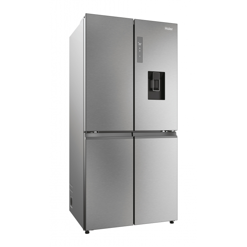 Haier Cube 83 Serie 5 HCW58F18EWMP side-by-side refrigerator Freestanding 507 L E Platinum, Stainless steel